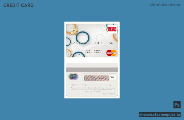 Beispielvorschau der Mastercard der Taiwan Chang Hwa Bank